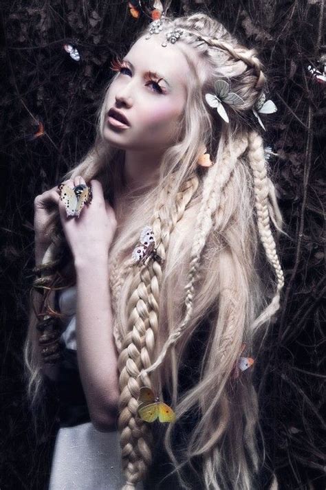 White Dreaded Fairy Hair Colors Ideas Fairy Hair White Blonde Hair