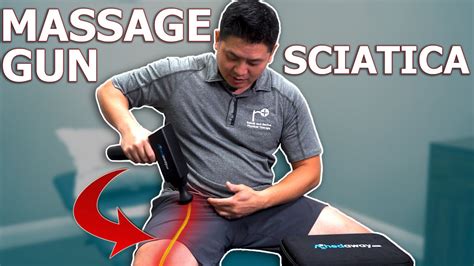 Fast Sciatica Fix With Massage Gun Physical Therapist Youtube