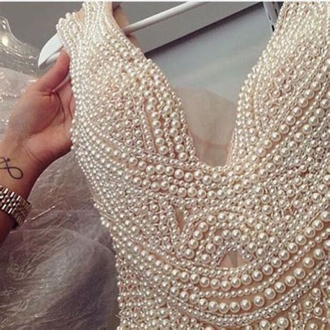 Dress Top With Pearls