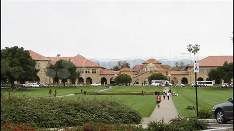 Stanford University Main Quad Wide View Stock Footage Youtube