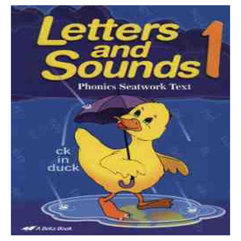 ABEKA LETTERS & SOUNDS 1 SET - Second Harvest Curriculum