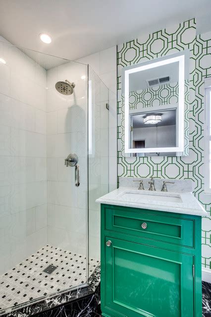 Green With Envy Old Town Alexandria Bathroom Klassisch Badezimmer
