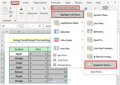 Excel Find Duplicates In Column And Delete Row 4 Quick Ways