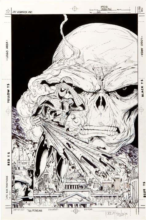 Todd Mcfarlane Amazing Spider Man 325 Cover In J Ls Todd Mcfarlane