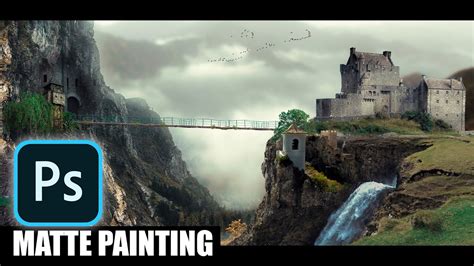 How To Create Landscape Matte Painting Photoshop Tutorial