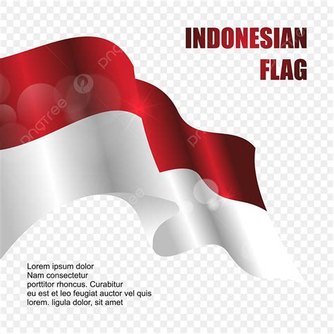 Indonesian Independence Day Vector Art PNG Bendera Merah Putih