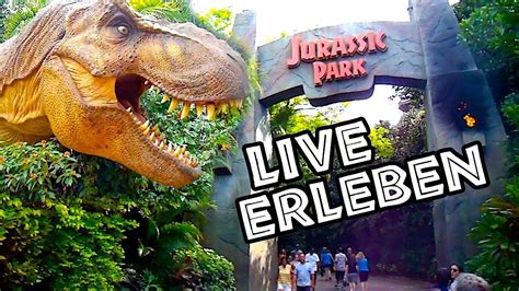 Reportage Jurassic Park Im Freizeitpark Youtube