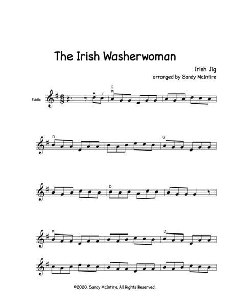The Irish Washerwoman By Traditional Irish Jig Digital Sheet Music