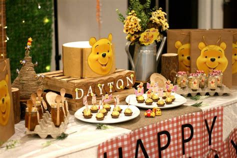 Winnie The Pooh Bear Birthday Party Birthday Party Ideas For Kids