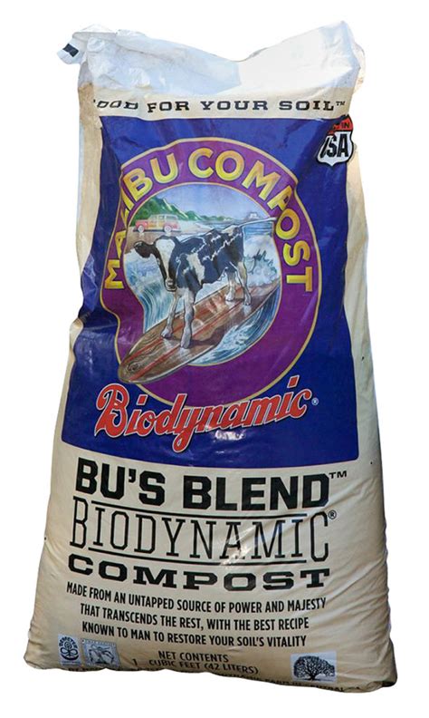 Malibu Bus Blend Biodynamic Compost 1 Cu Ft 50plt St Louis