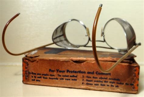 Vintage Willson Safety Spectacles Glasses Industrial