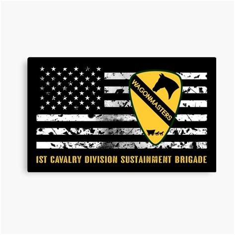 1st Cavalry Division Sustainment Brigade Canvas Print By