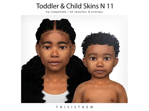 Toddler And Child Skins N 11 By Thisisthem The Sims 4 Download