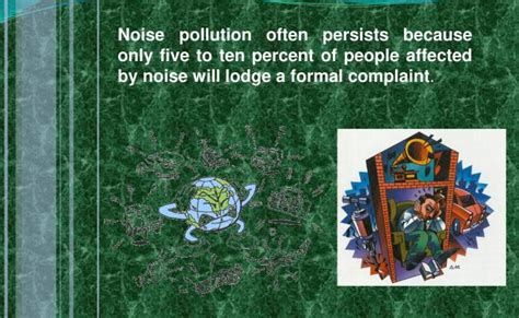 Noise Pollution Powerpoint Slides Otosection