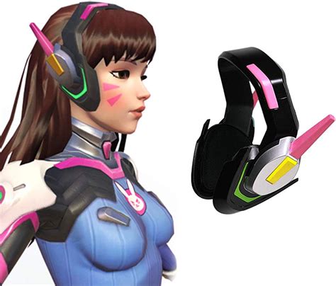 Overwatch Dva Cosplay Headset Official Licensed Hana Song Cosplay