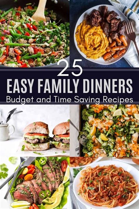 The Best 25 Easy Family Dinner Recipes | Easy family ...