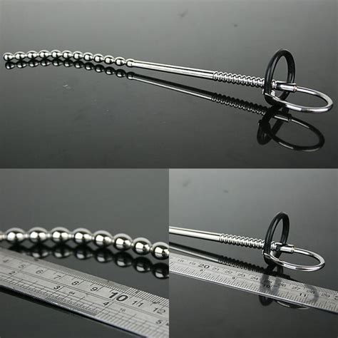 Curving Stainless Steel Long Urethral Plug Metal Expander Penis Stretcher Male Stainless Steel