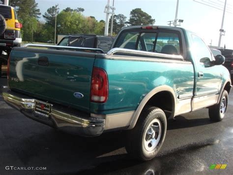 1997 Pacific Green Metallic Ford F150 Regular Cab 4x4 63384404 Photo