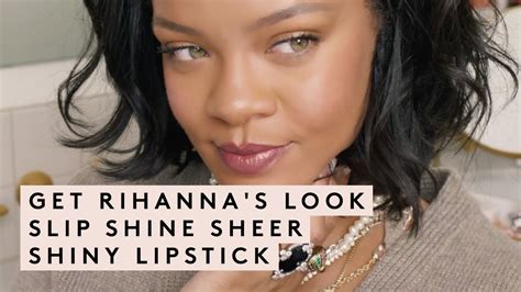 Get Rihannas Look Slip Shine Sheer Shiny Lipstick Fenty Beauty