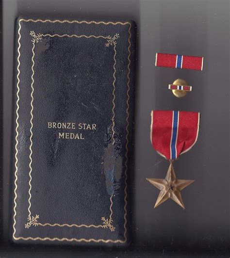 Wwii Ww2 Vintage Us Bronze Star Medal With Case Etsy