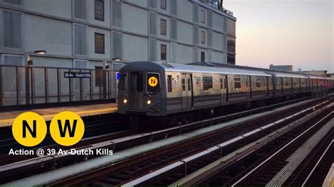 Nyc Subway Bmt R46 R68 R68a N W Action 39 Av Dutch Kills Hd