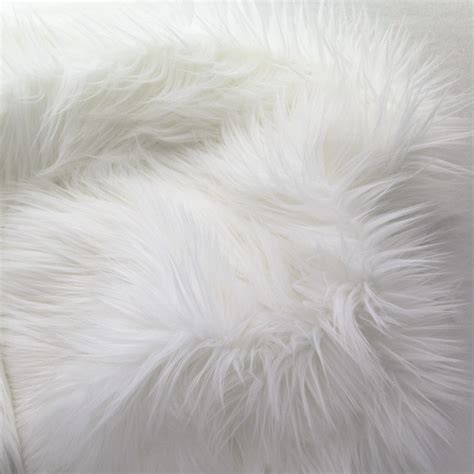 On Sale Pre Sale Mohair 60 Inch Faux Fur White Fabric By