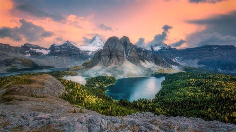 Photo Mt Assiniboine Canada Sunset Free Pictures On Fonwall