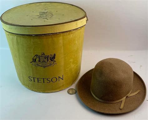 Lot Vintage Royal Stetson Deluxe Hat 18 W Original Box