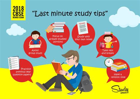 Last Minute Study Tips Study Smart Cbse