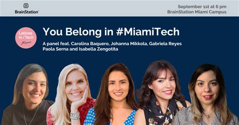 you belong in miamitech events latinas in tech