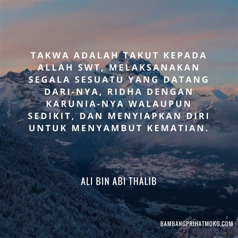 Best Quotes Bijak Ali Bin Abi Thalib Quotes