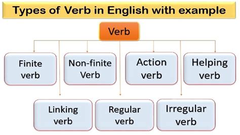 Types Of Verbs Chart Dibandingkan Vrogue Co