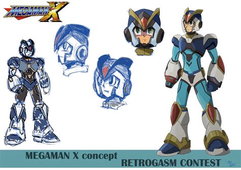 Megaman X Concept Art