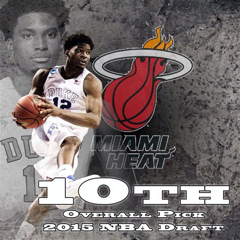 Justise Winslow - DUKE- 10th OVERALL PICK - 2015 NBA DRAFT 