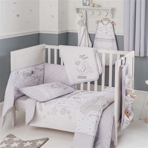 Disney Dumbo Nursery Cot Duvet Cover And Pillowcase Set Dunelm