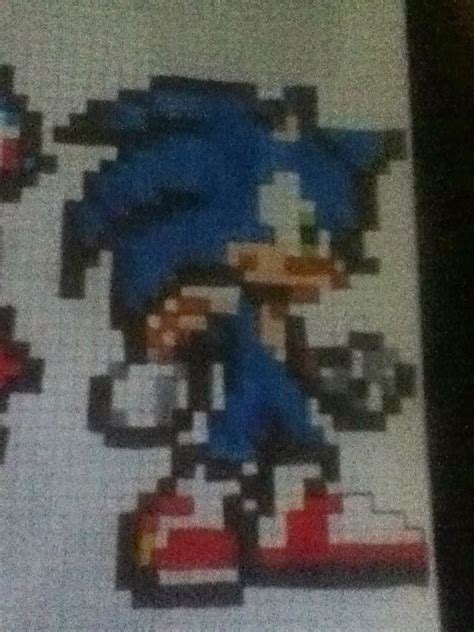 Pixel Art Spain Sonic