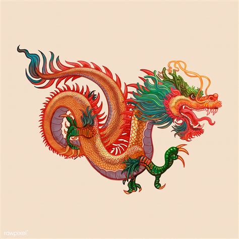 Chinese New Year Graphic Free Image By Chinese Dragon