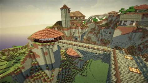Minecraft Timelapse Mountain Village Youtube