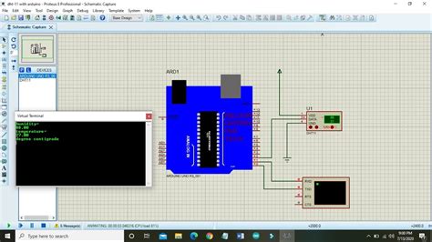 Simulation Of Dht11 Temperature And Humidity Sensor With Arduino In