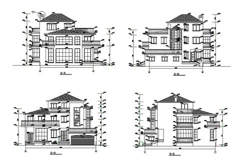 G 1 3d House Elevation Design Revit Drawing Is Given