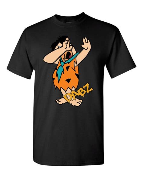 Fred Flintstone Dabs Dabz Dabbing Tshirt Tee Bedrock By Moyteez