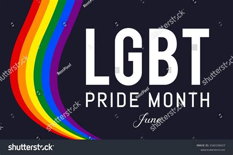 lgbtq pride month june every year stock vector royalty free 2162156227 shutterstock