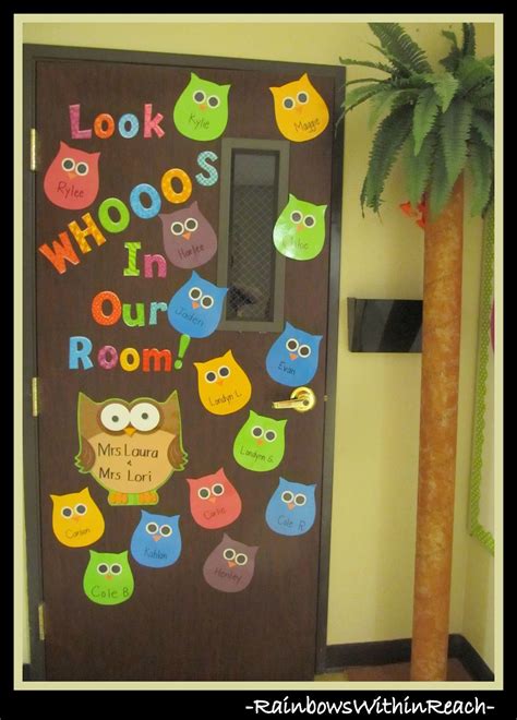Shop today for classroom decorations to support classroom themes, seasonal decorations and lesson plans. Owls: Whooo for You | Owl theme classroom, Classroom door ...