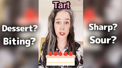 What Does Tart Mean In American English Minute English Vocabulary