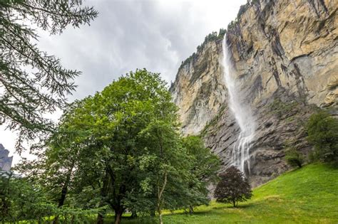 Lauterbrunnen Valley In Swiss Alps Stock Photo Image Of Beauty Swiss