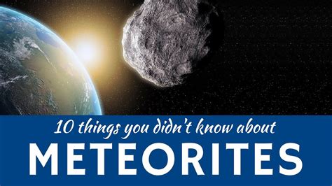 Meteorites Explained 10 Facts About Meteor Showers