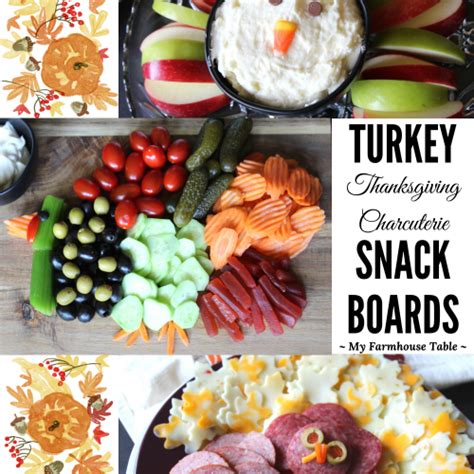 Turkey Thanksgiving Charcuterie Snack Boards My Farmhouse Table