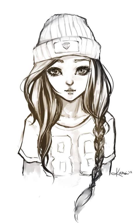 Tomboyp Hipster Drawings Anime Drawings Sketches