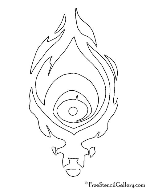 League Of Legends Shadow Isles Crest Stencil Free