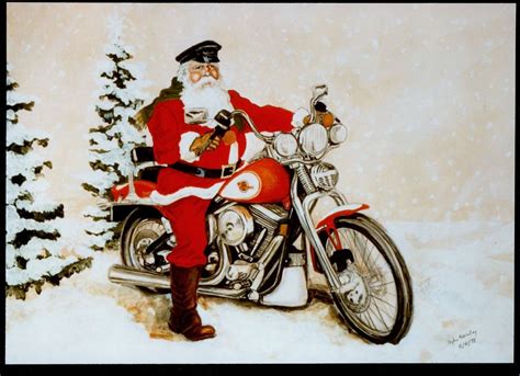 Santa On Motorcycle Image Harley Davidson Motorcycle Clip Art